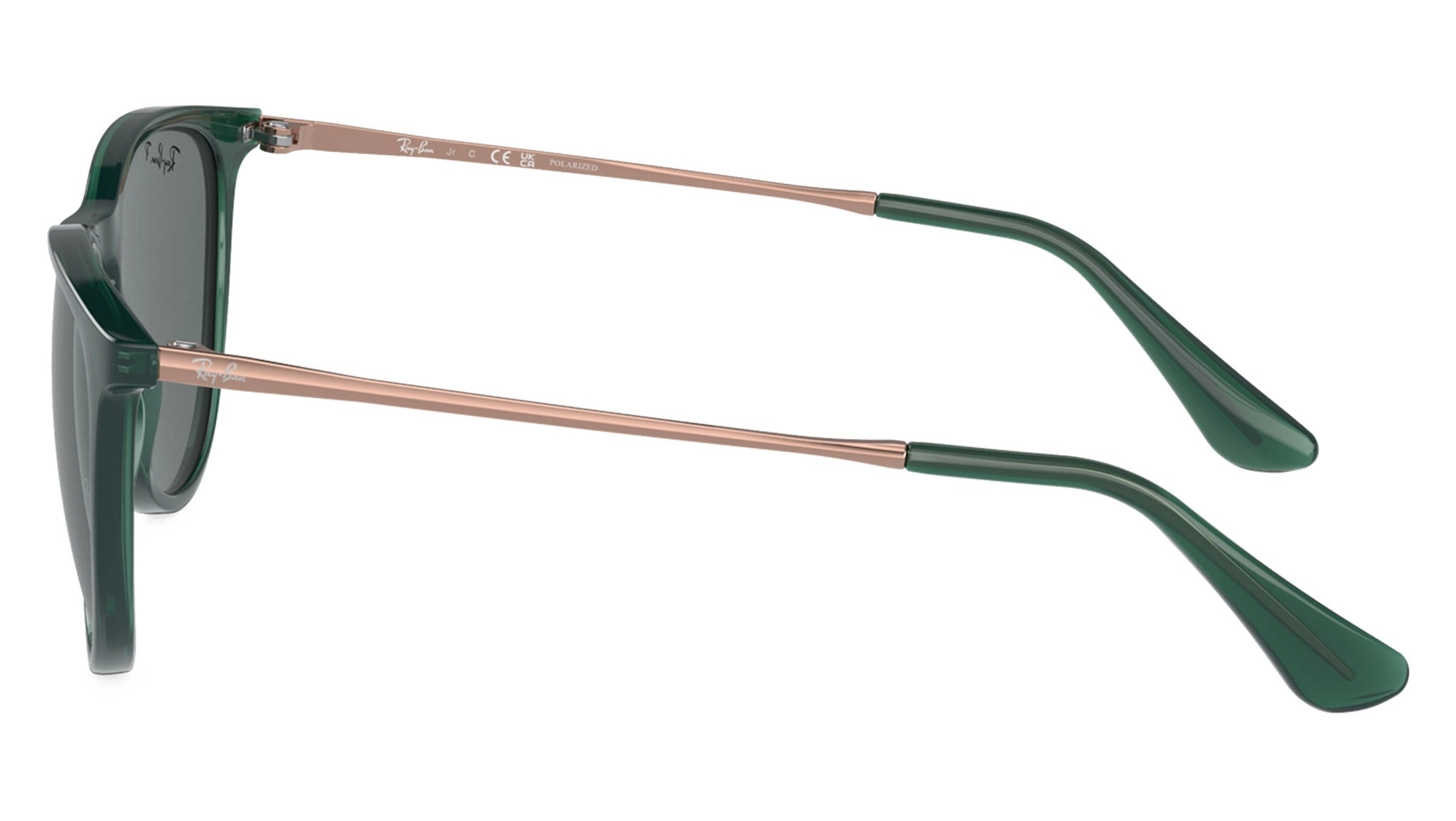 Ray-Ban Junior RJ9060S 713081 50 | Polarize Çocuk Yeşil Güneş Gözlüğü